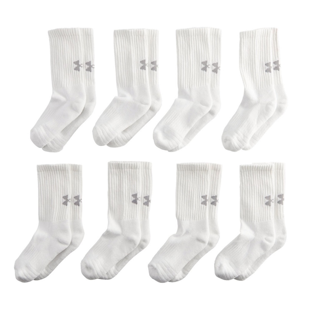 Under Armour Boys Youth Training Crew Socks
